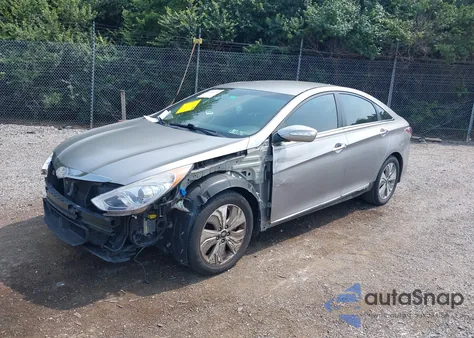 2013 Hyundai Sonata Hybrid Limited из США, поврежденный, VIN KMHEC4A41DA100626